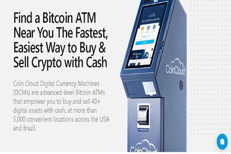 Coin Cloud: Empresa de ATMs de criptoativos entra com pedido de falência