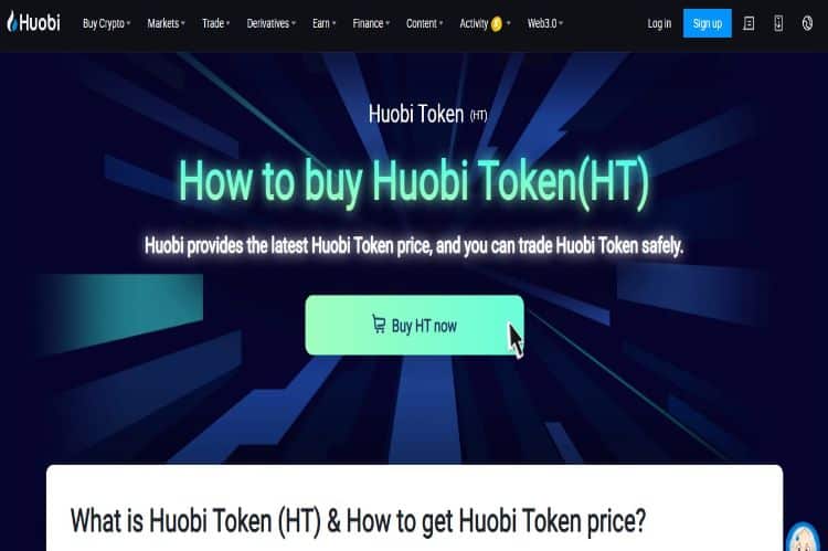 Justin Sun: Preço do Huobi Token (HT) despencou devido ao comportamento do mercado