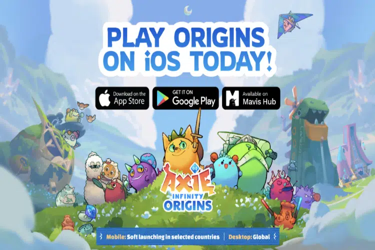 Appstore vai disponibilizar o jogo em NFT Axie Infinity Origins