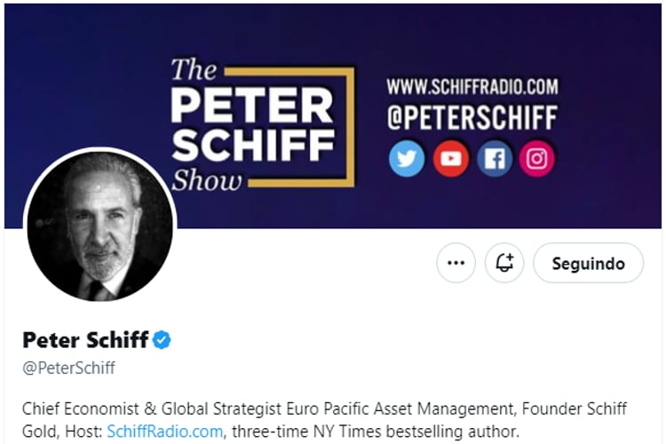 Peter Schiff: 'Não há nada de qualidade inferior às criptomoedas'