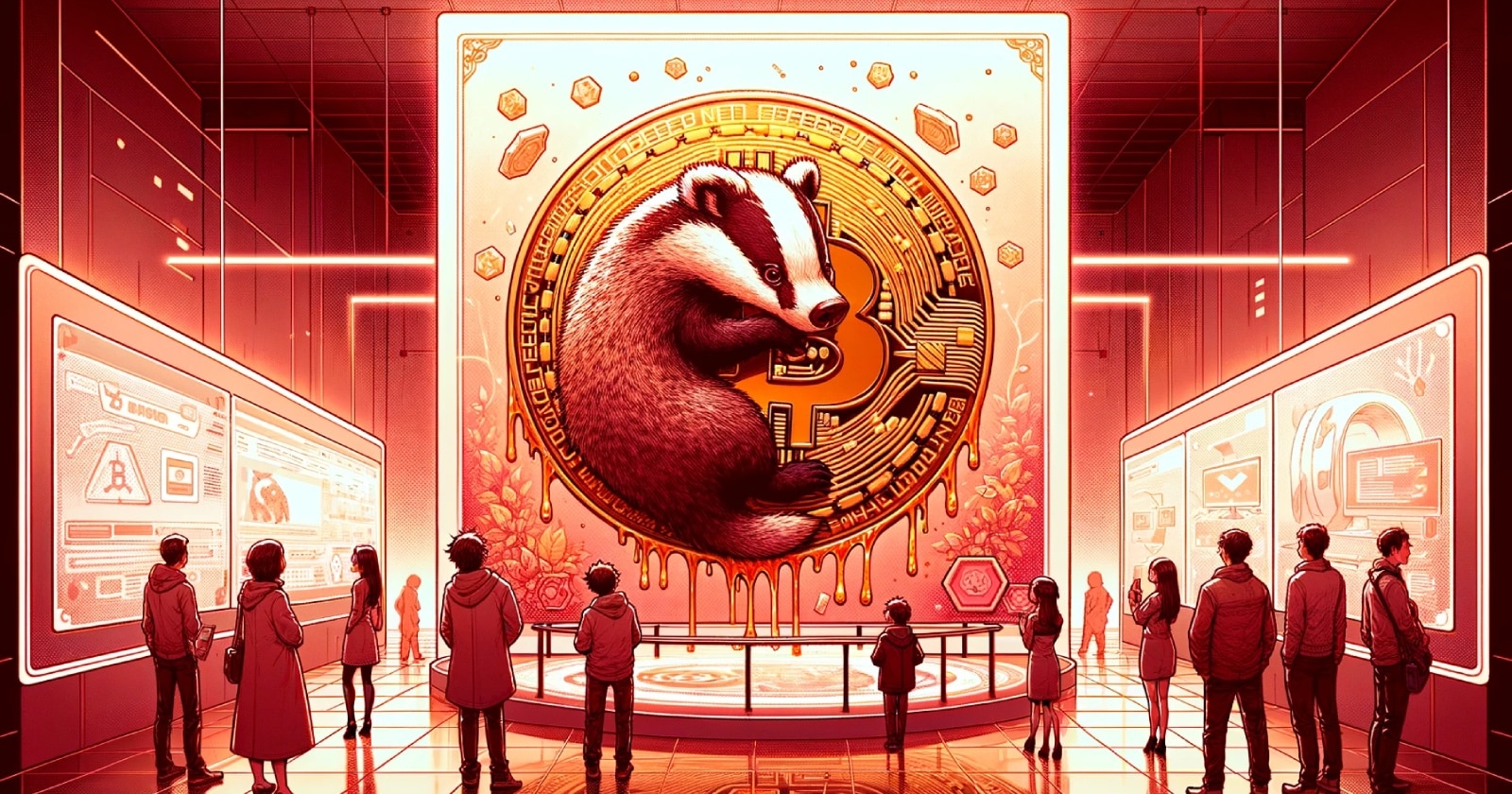 Coleção Honey Badger do Bitcoin Ordinals atinge valor recorde em leilão