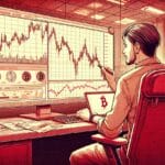 Trader de Bitcoin alerta para possível tendência baixista no mercado