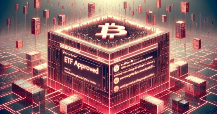 Tweet falso sobre ETF de Bitcoin da SEC é eternizado na blockchain