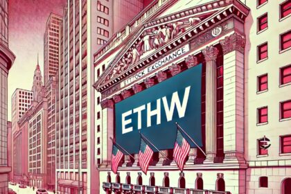 Bitwise lança campanha para ETF de Ethereum na fachada da NYSE