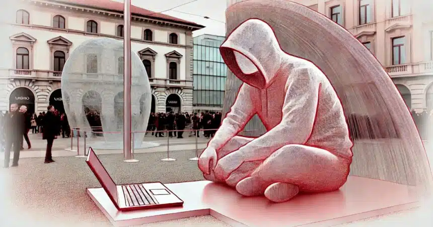 Lugano celebra Bitcoin com estátua enigmática de Satoshi Nakamoto