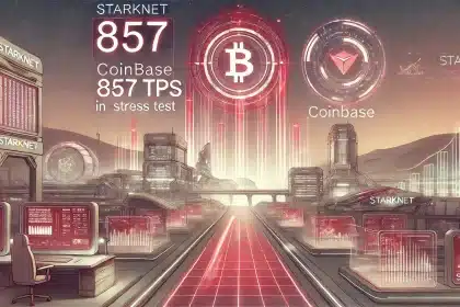 Starknet desbanca base da Coinbase e atinja novo recorde com 857 TPS em teste de estresse