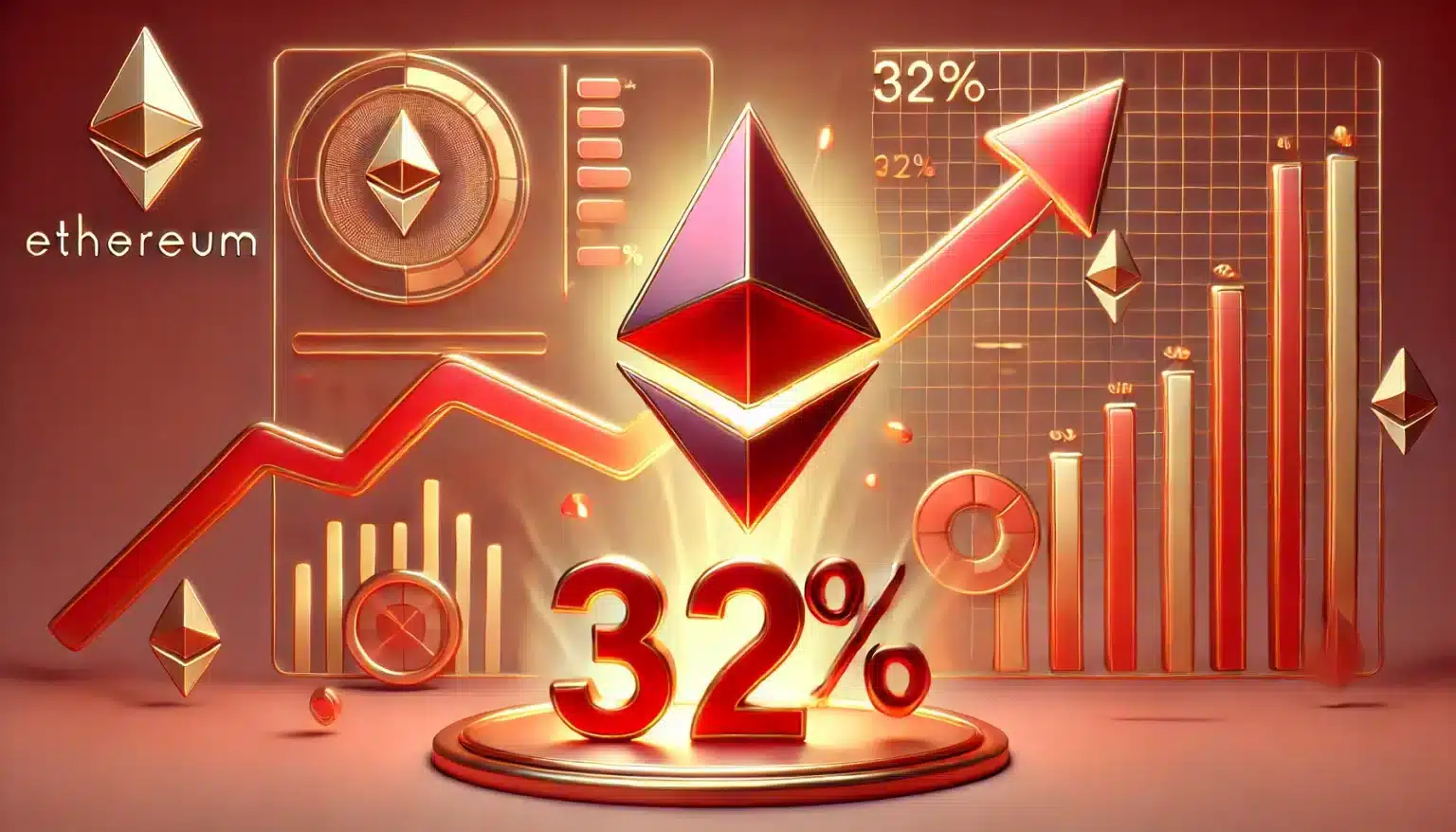 Ethereum Em Alta: Novo cenário técnico sinaliza crescimento de 32% no ETH