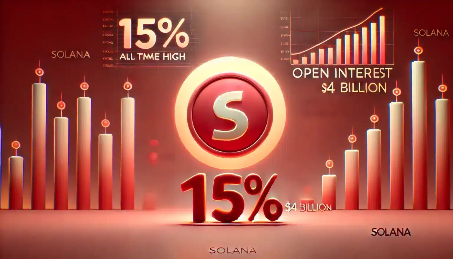 Solana (SOL) cai 15% da máxima histórica com juros em aberto atingindo US$ 4 bilhões