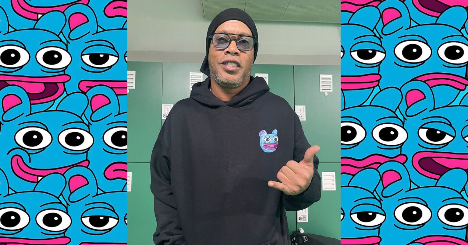 Memecoin Brett ganha força com apoio de Ronaldinho e celebridades de Hollywood