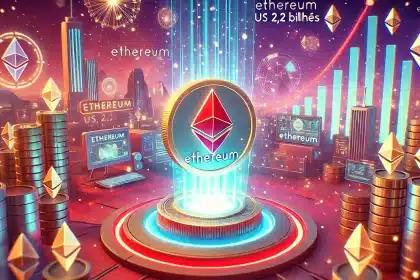 Ethereum bate Recorde: US$ 2,2 bilhões em investimentos globais impulsionados por ETFs nos EUA