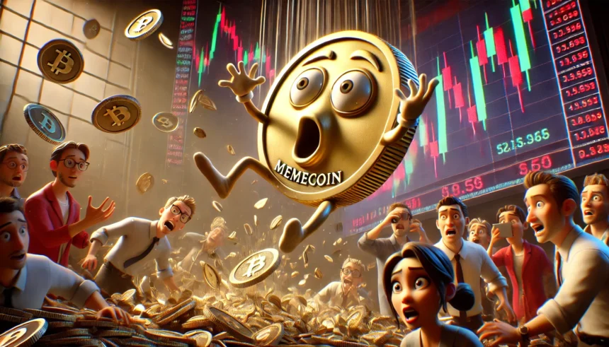 Memecoin em queda Livre: Perdas milionárias abalam comerciantes