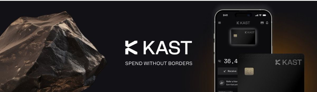 Cartão de crédito KAST: Airdrops e conveniência para investidores
