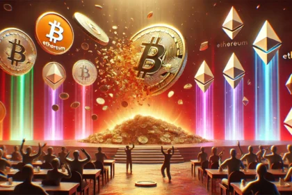Bitcoin em queda altcoins em alta