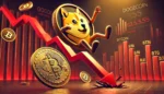 Dogecoin lidera queda no mercado e Bitcoin monitora movimento do dólar