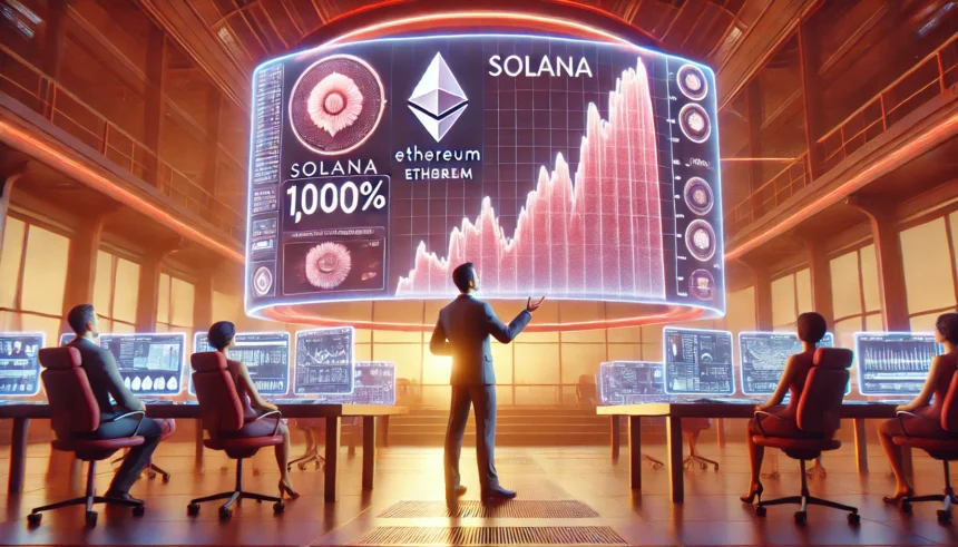 Analista crava que Solana vai superar o Ethereum e subir mais de 1.000%