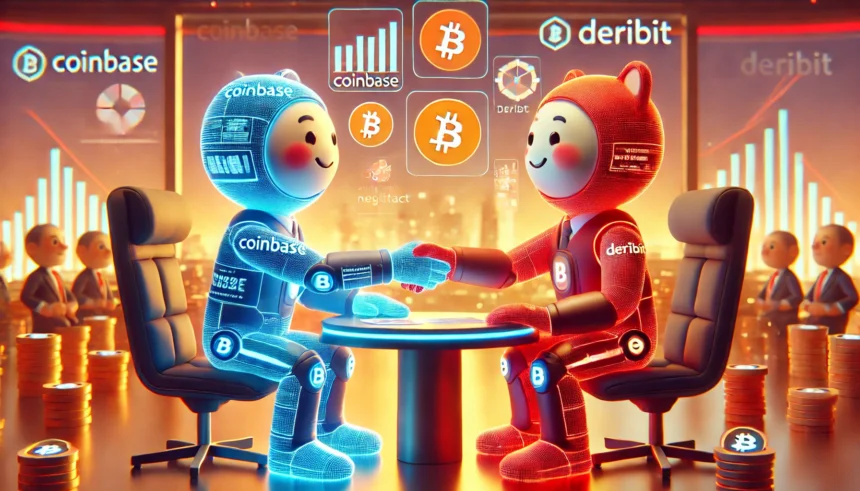 Coinbase em negociações para adquirir Deribit por US$ 5 bilhões e pode dominar 80% do mercado de opções