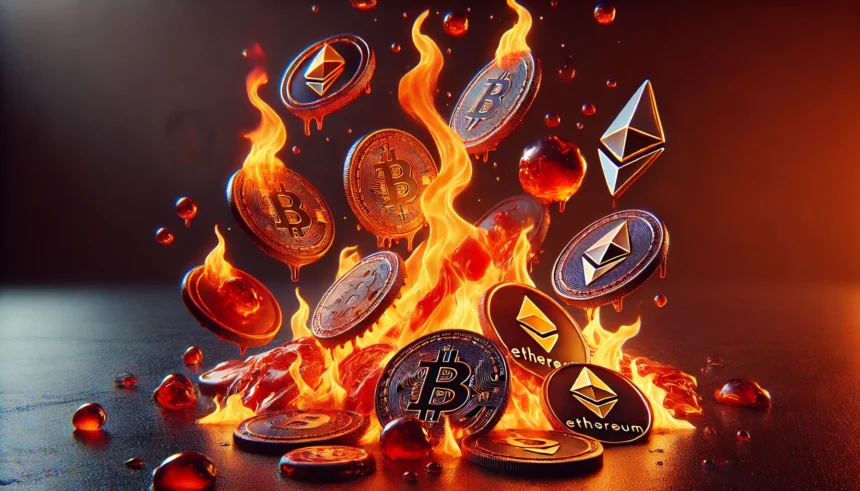 Criptomoedas em Chamas: Mais de US$ 230 milhões liquidados em um único dia