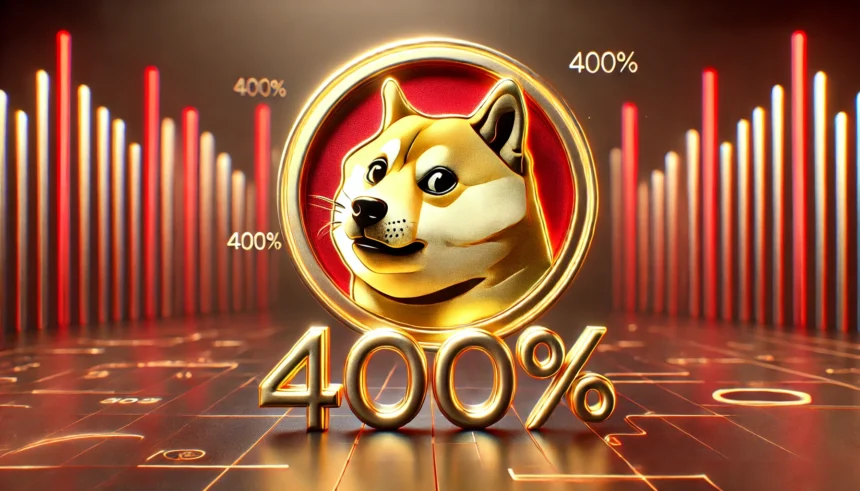 Dogecoin: Endereços ativos crescem 400%