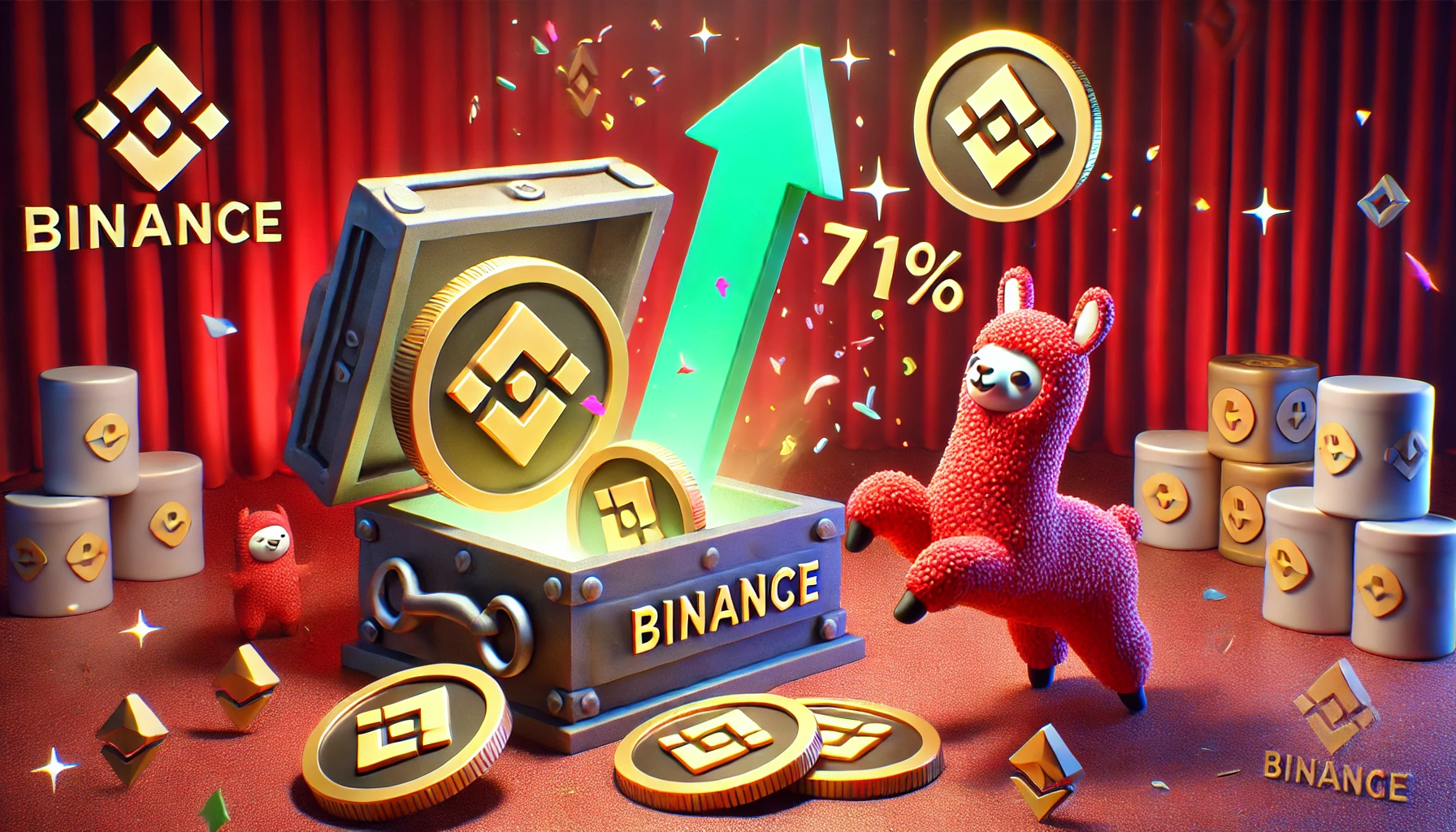 Binance remove 4 tokens, mas ALPACA surpreende com alta de 71%