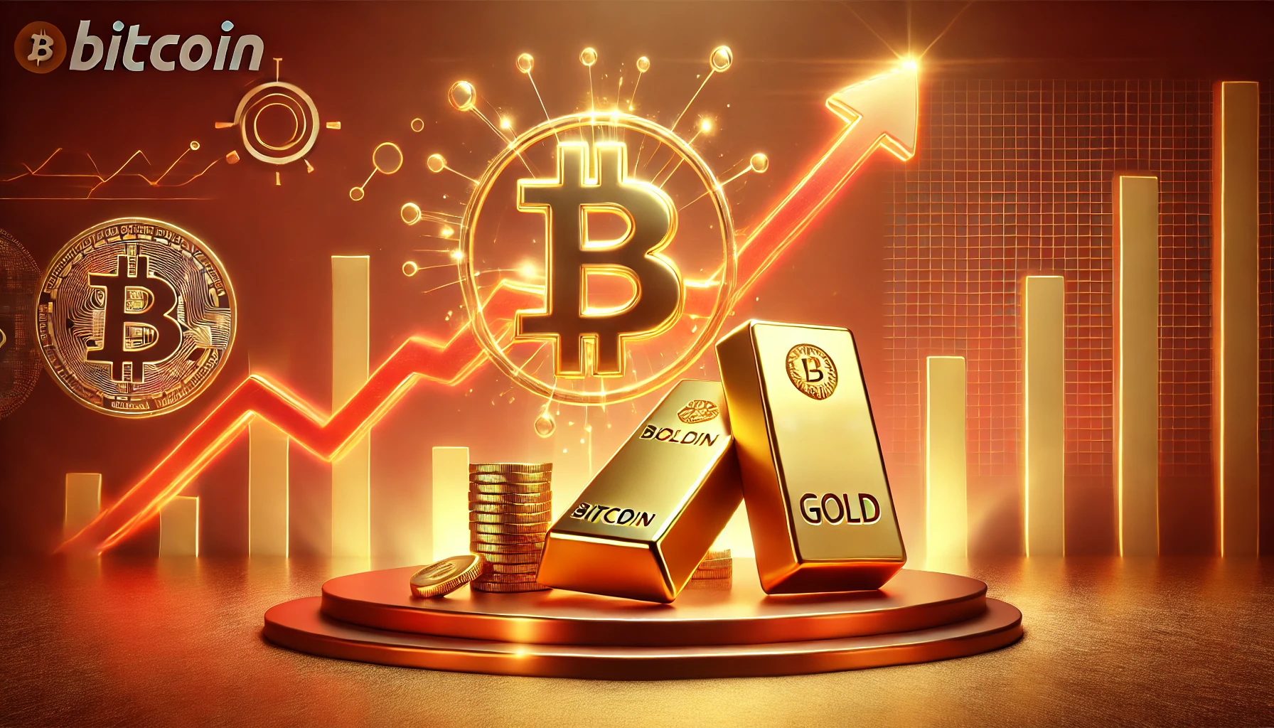 Bitcoin e ouro sobem forte após declaração de Trump