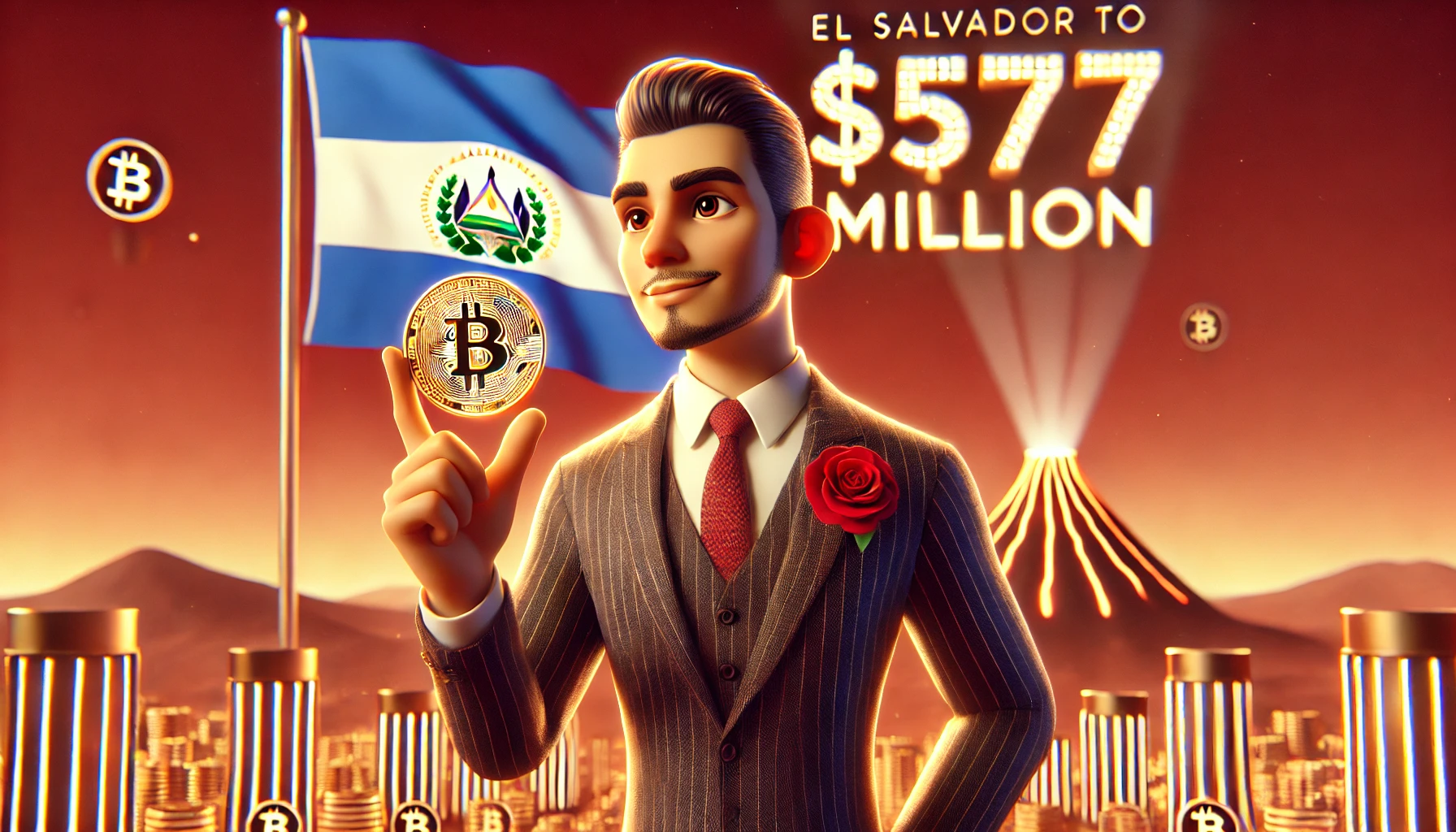 El Salvador aumenta suas reservas e acumula US$ 577 milhões em Bitcoin