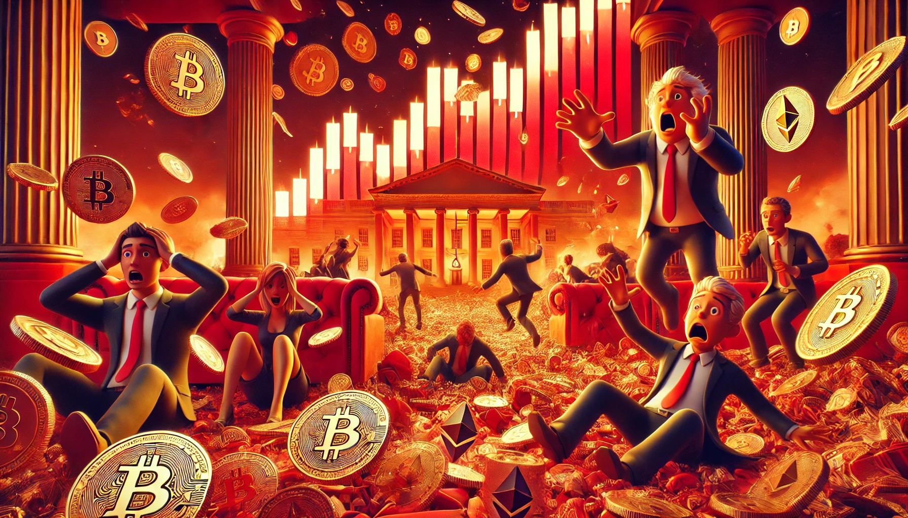 Mercado de criptomoedas perde mais de US$ 700 bilhões desde o retorno de Donald Trump à casa branca
