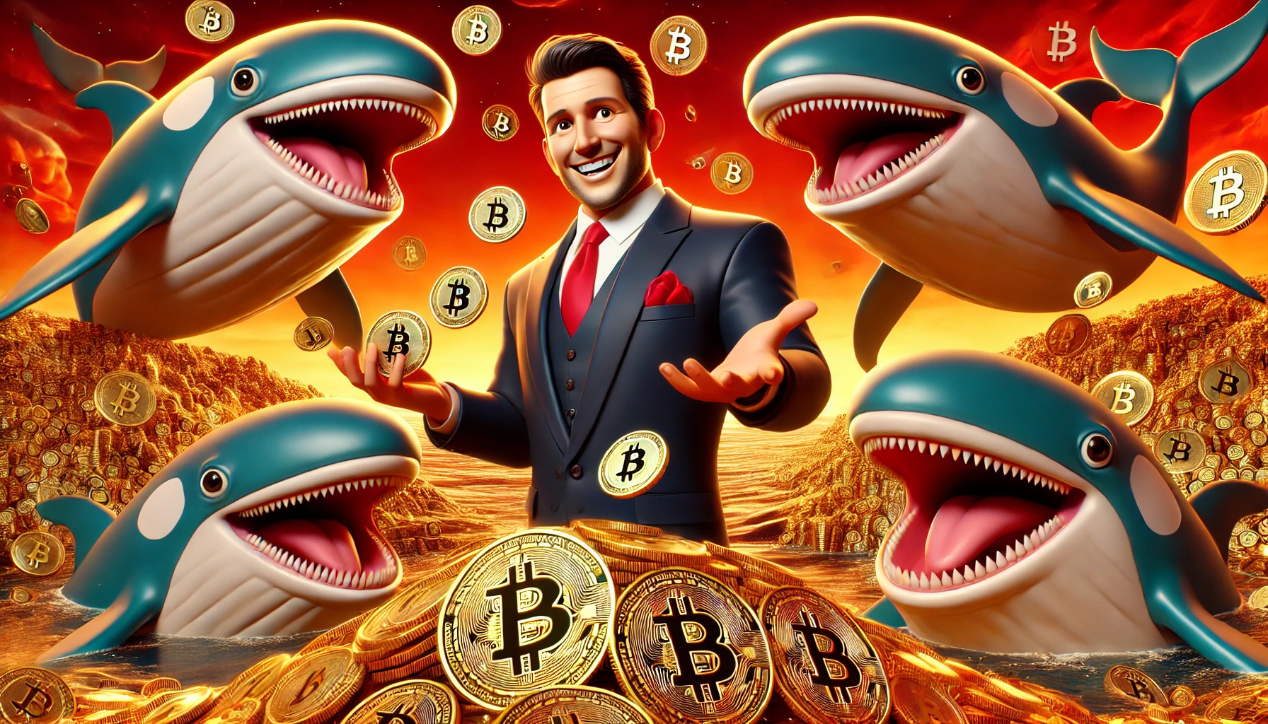 Michael Saylor recomenda compra de Bitcoin enquanto as baleias se acumulam agressivamente