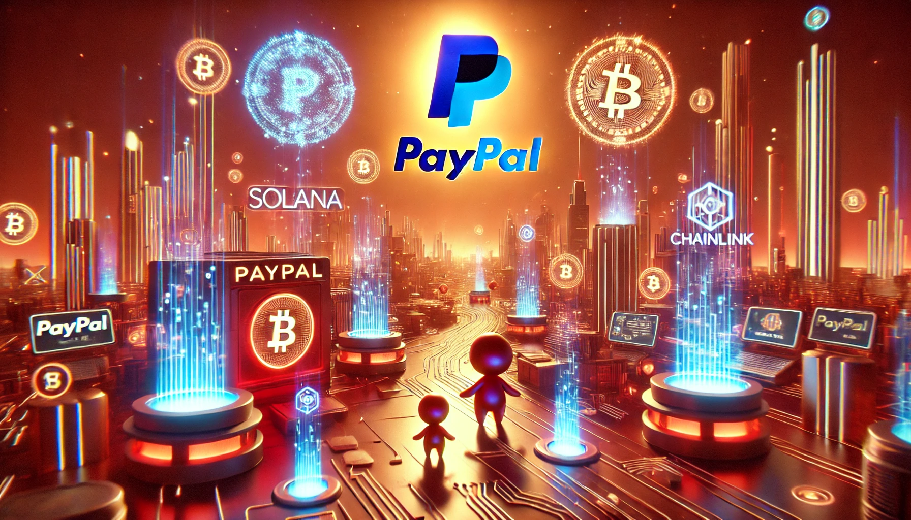 PayPal expande serviços de criptomoedas com Solana e Chainlink para usuários dos EUA