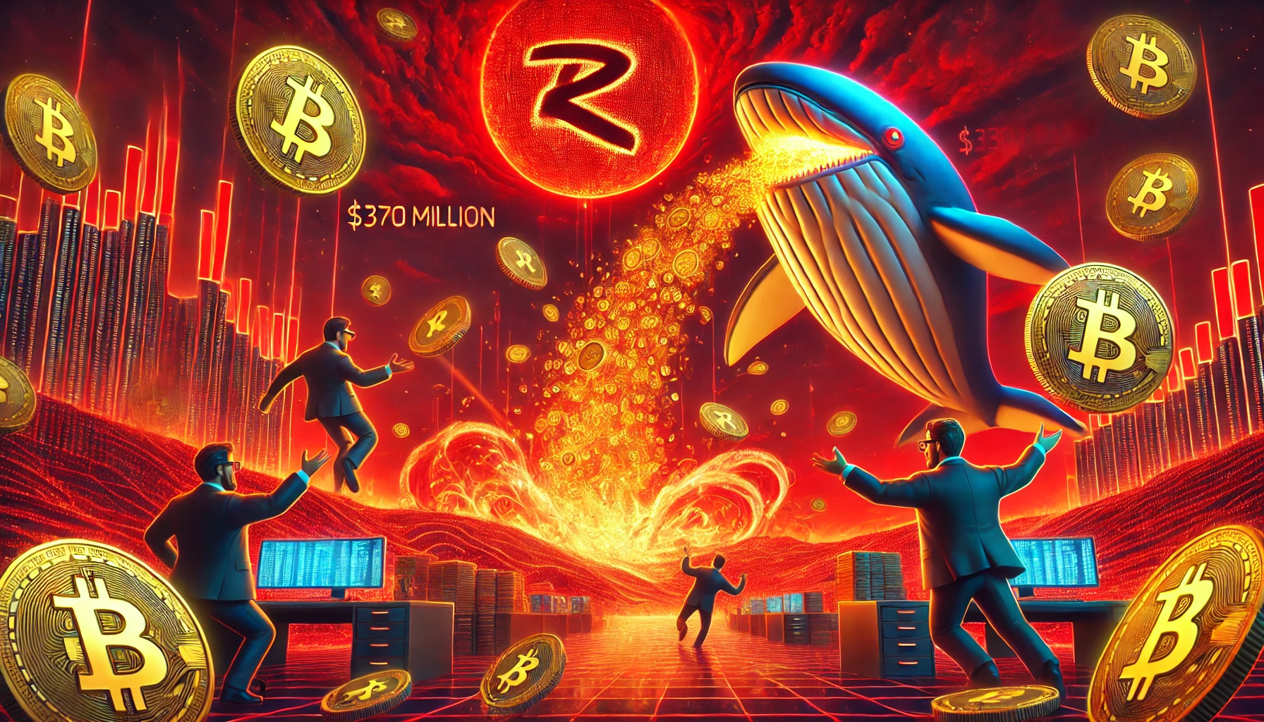 XRP registra liquidação surpreendente com baleias despejando US$ 370 milhões