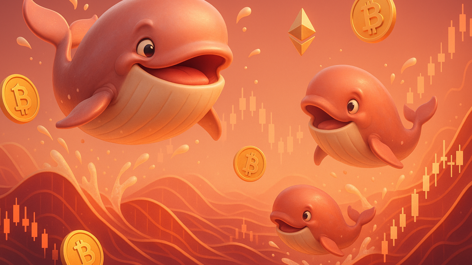 Baleias cripto agitam o mercado com movimentações milionárias