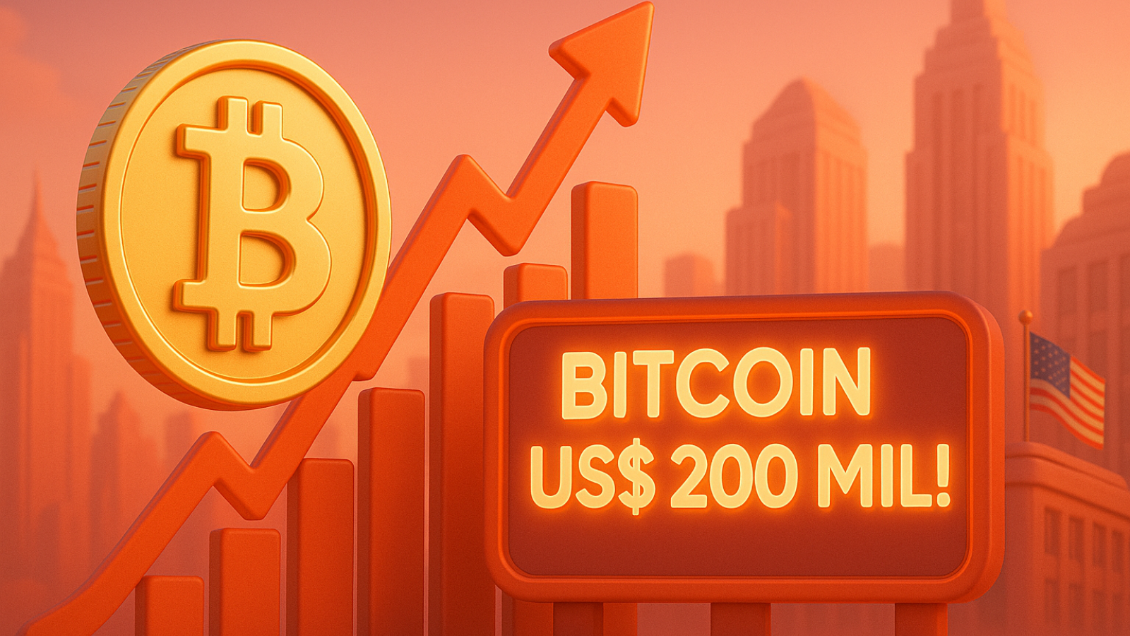 Bitcoin a US$ 200 mil Banco americano faz previsão ousada para 2025