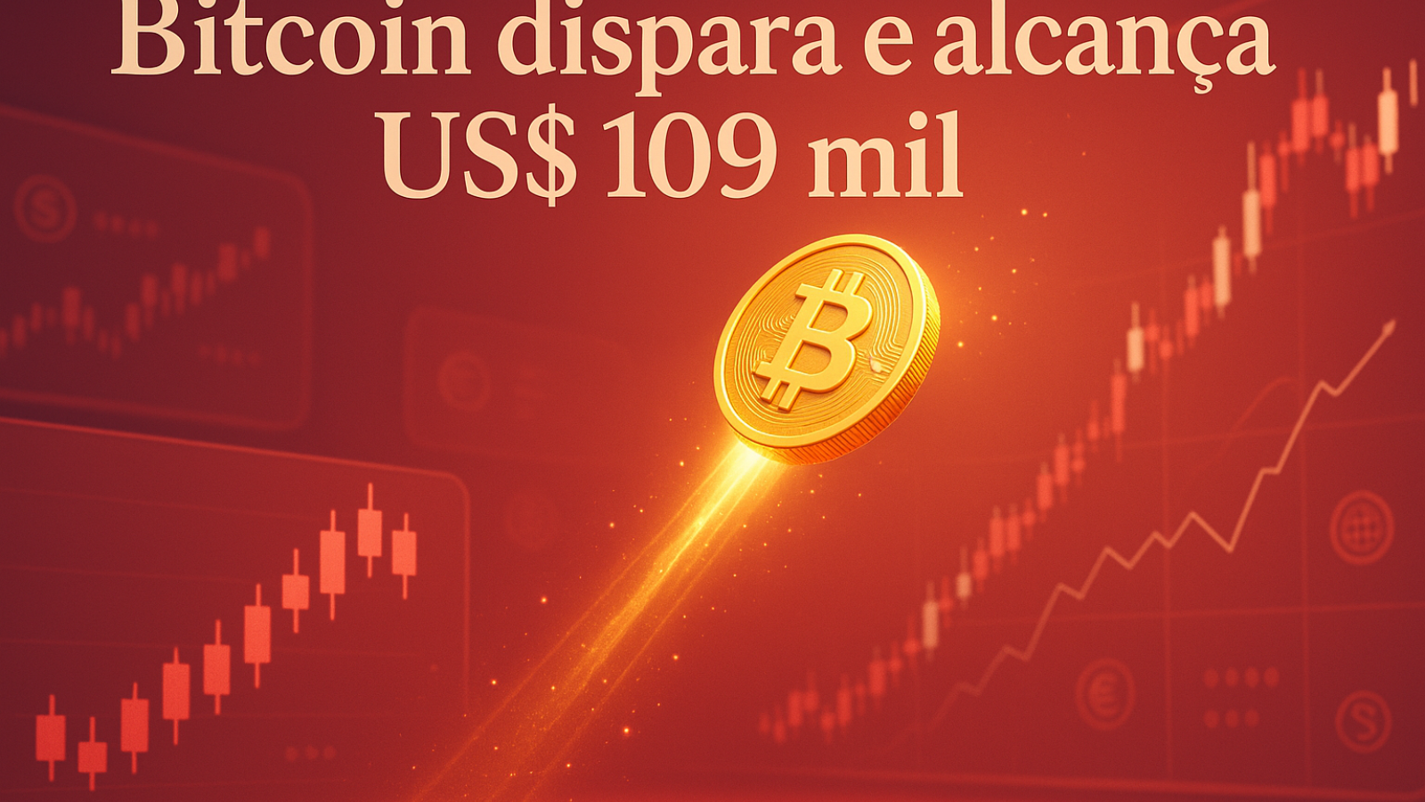 Bitcoin dispara e alcança US$ 109 mil com alívio na guerra comercial