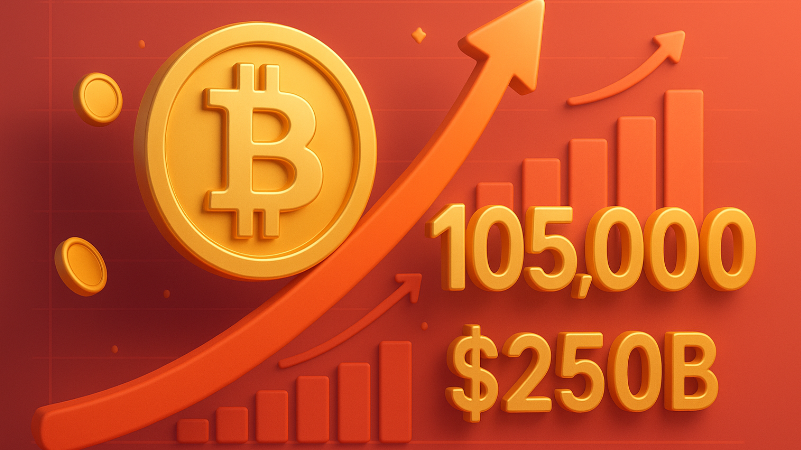 Bitcoin dispara para US$ 105.000 e movimenta US$ 250 bilhões no mercado