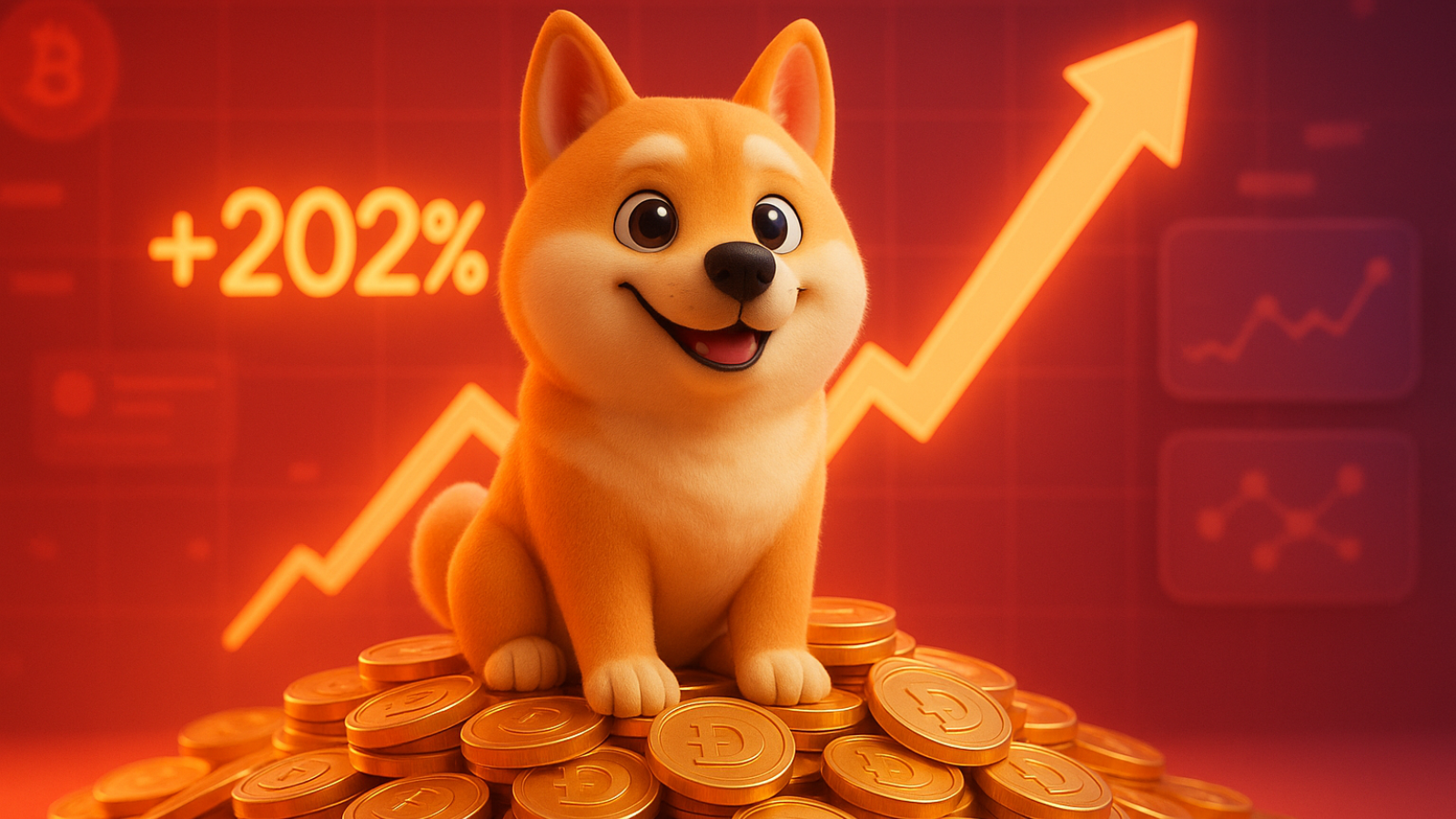DOGE acumula alta de 202% e reacende o interesse dos investidores
