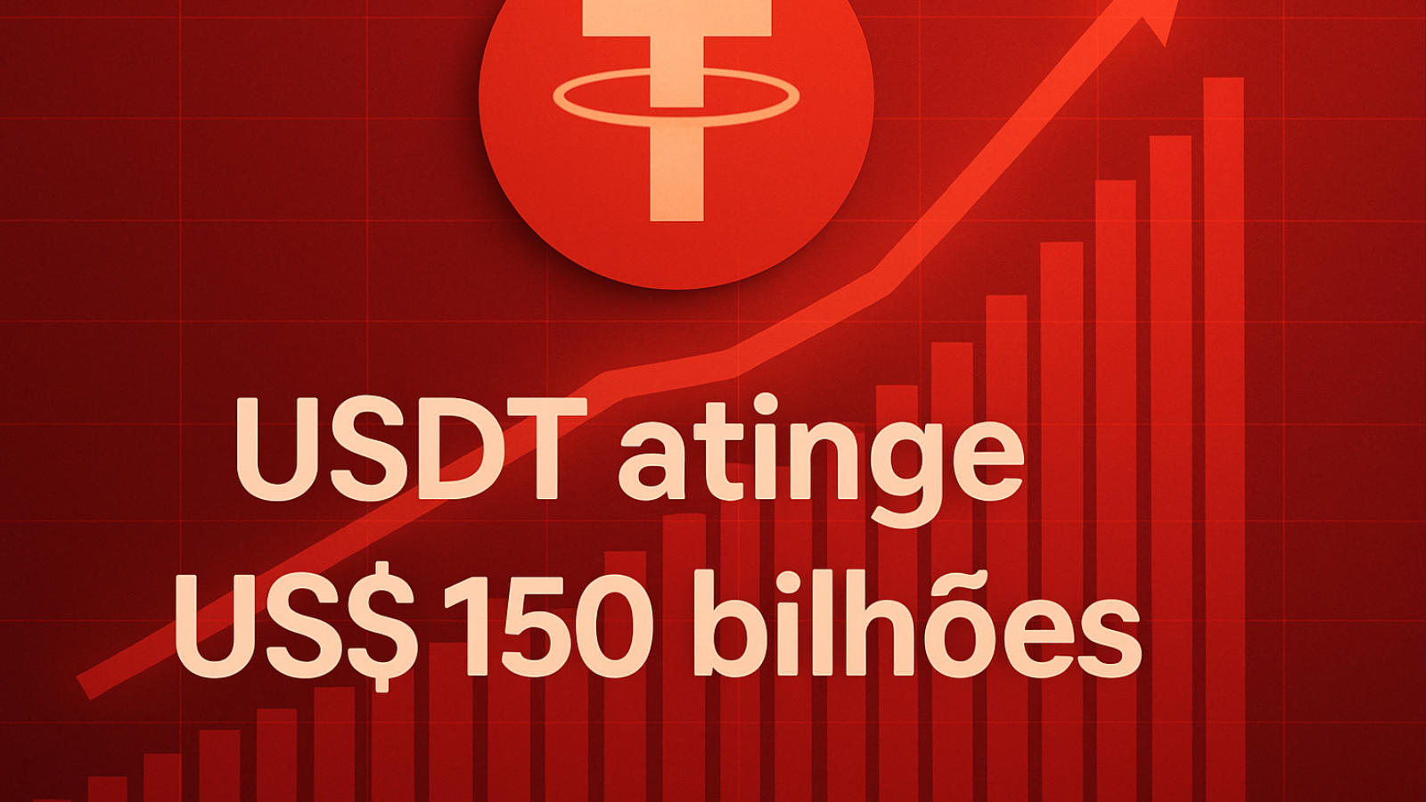 Fornecimento de Tether (USDT) ultrapassa US$ 150 bilhões