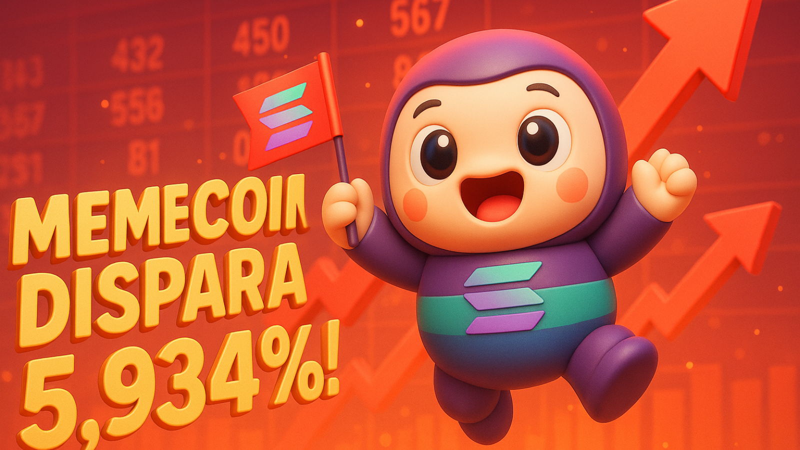 Memecoin da Solana dispara 5.934% após brinquedinho viralizar