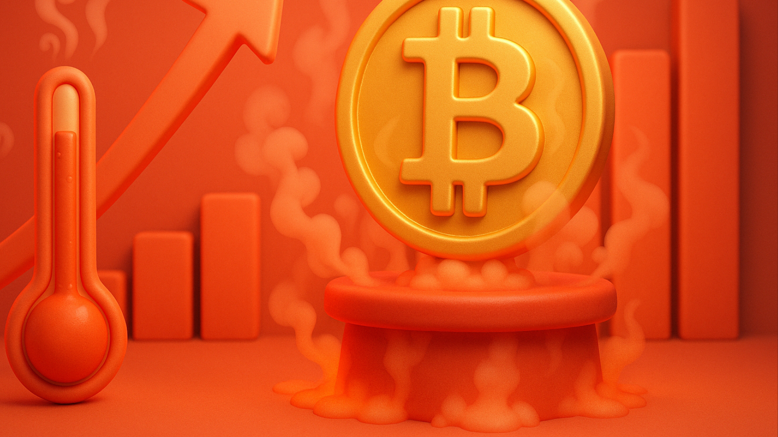 Mercado superaquecido Bitcoin à beira de novo recorde