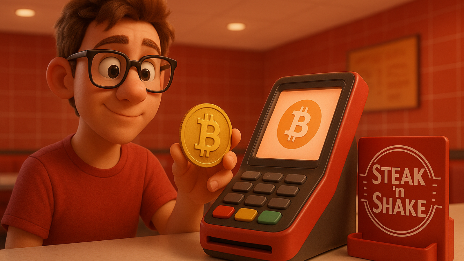 Pagamentos com Bitcoin no Steak 'n Shake começa em 16 de maio