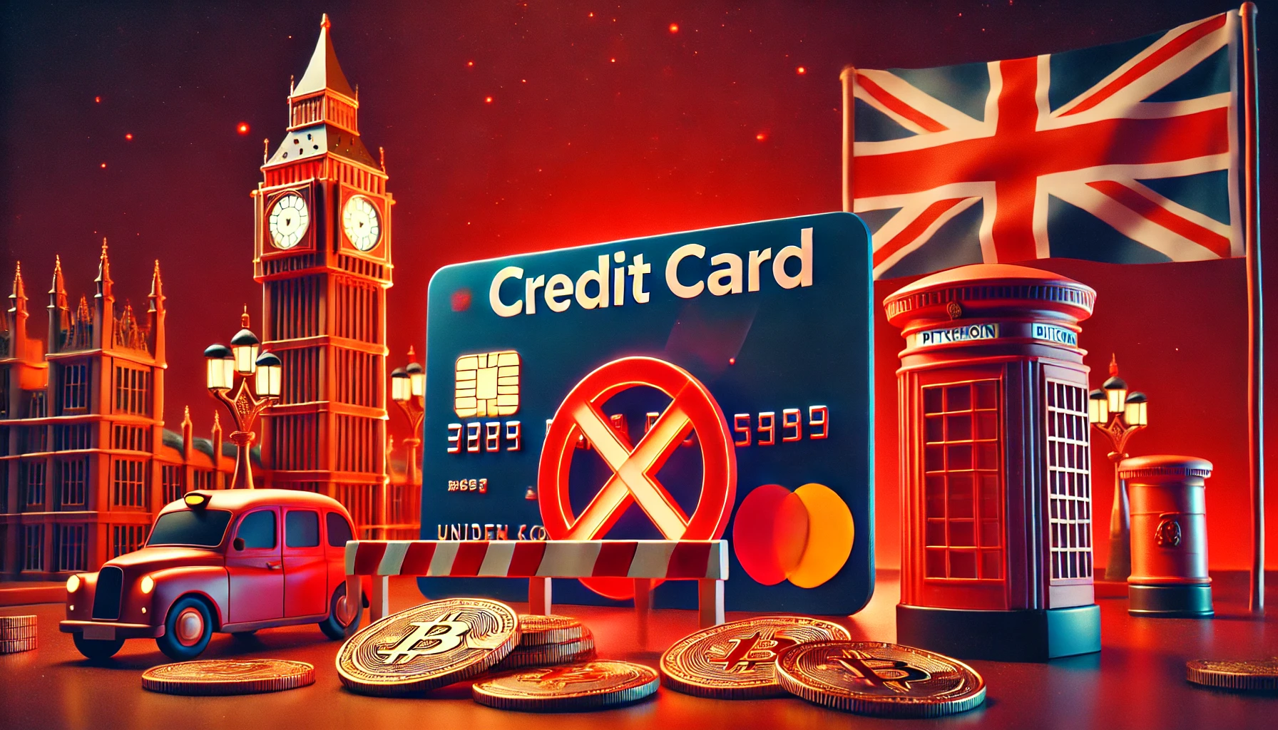 Reino Unido pode proibir uso de cartão de crédito para comprar criptomoedas