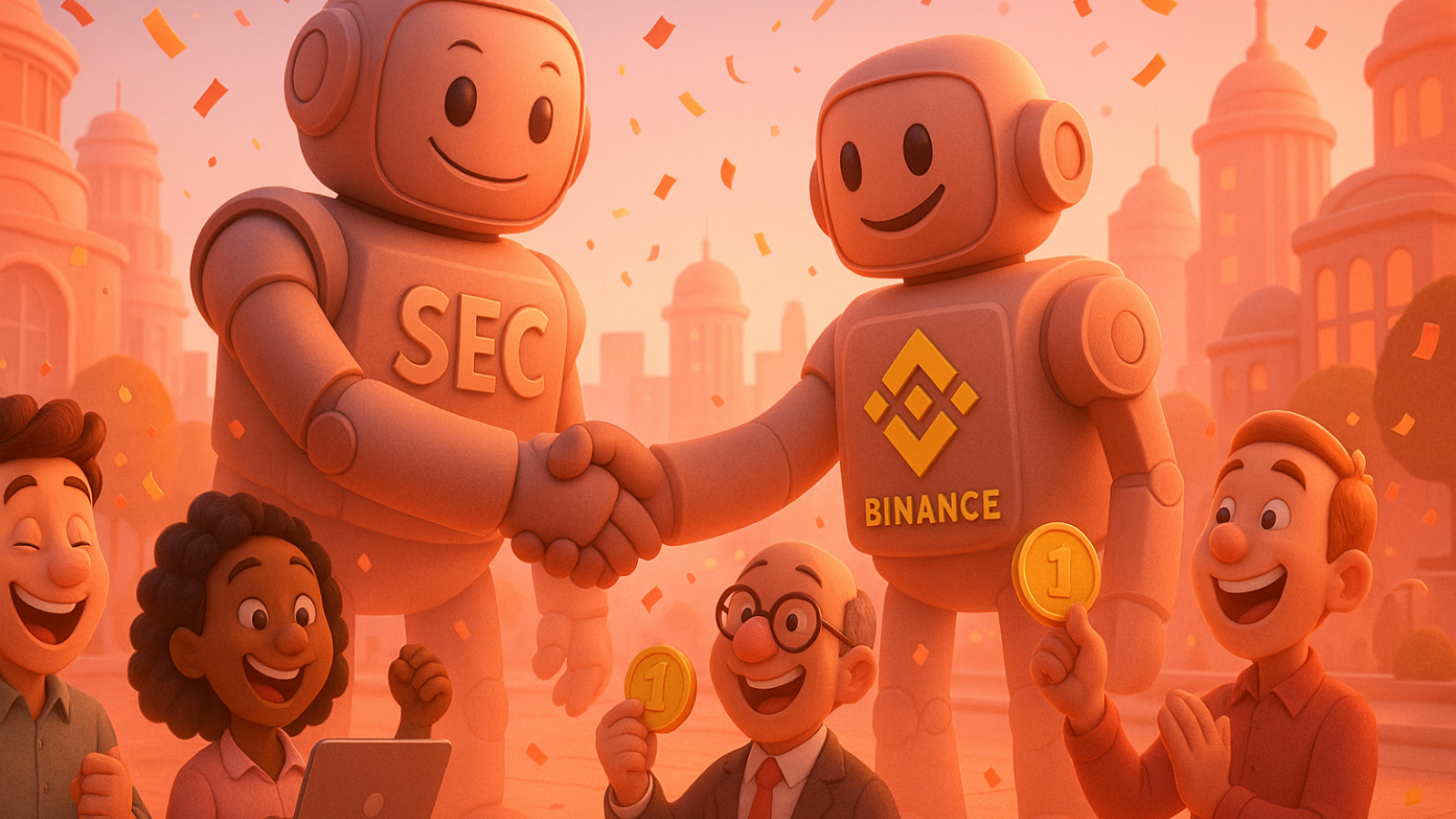 SEC decide não processar Binance e anima investidores