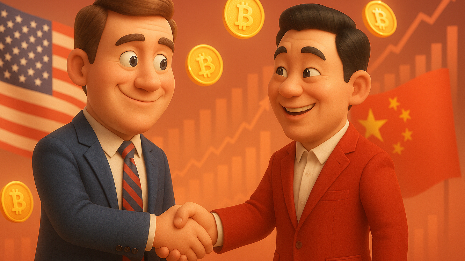 Acordo entre EUA e China anima investidores e leva Bitcoin a novo rali