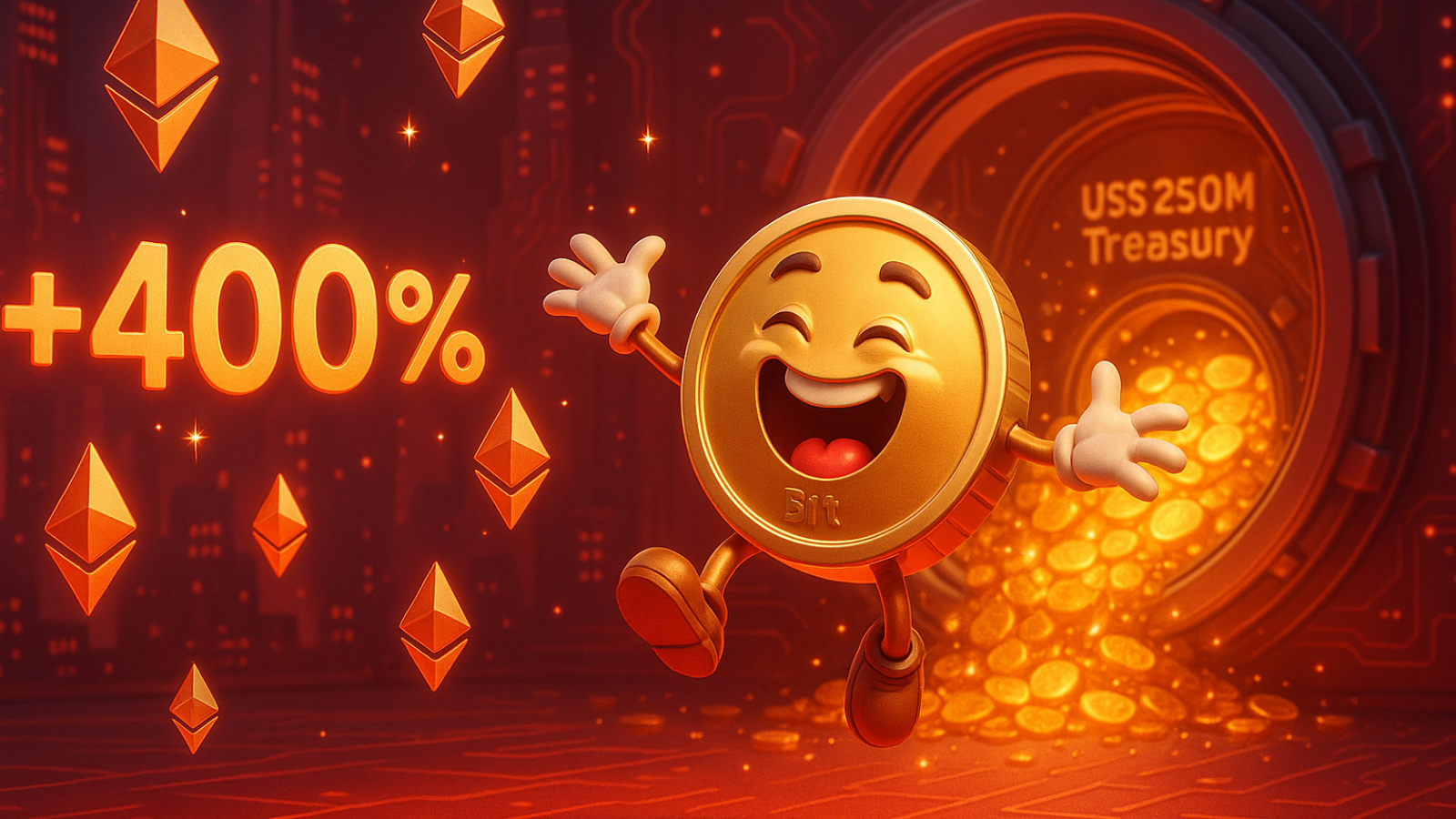 BitMine dispara 400% após arrecadar US$ 250 milhões para o tesouro Ethereum
