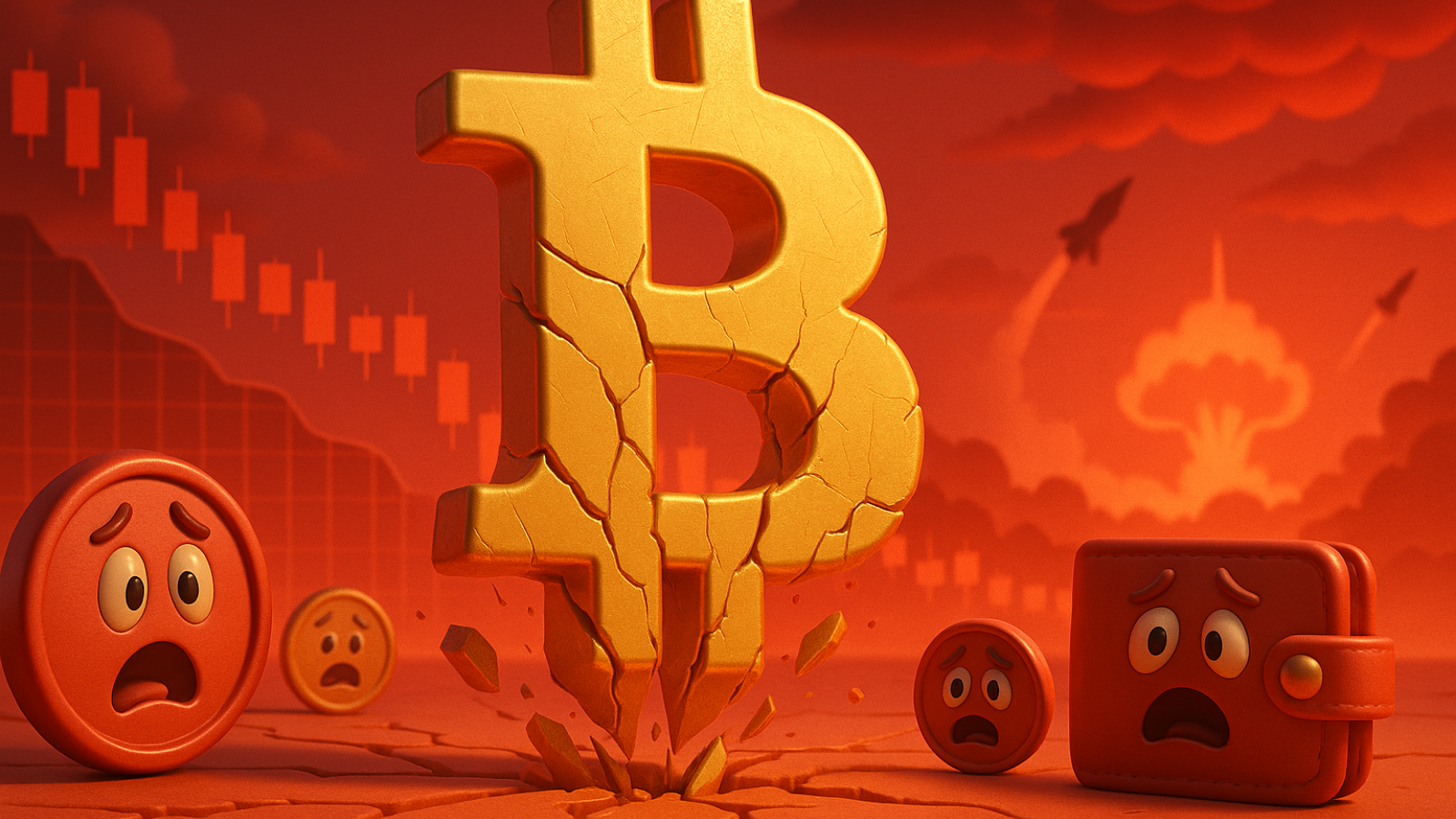 Bitcoin despenca Conflito entre Israel x Irã dispara medo no mercado de criptomoedas
