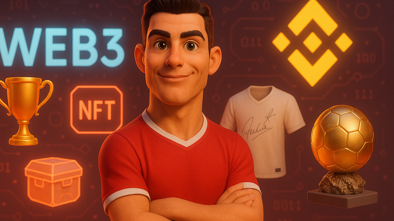 CR7 + Web3 Nova coleção da Binance entrega prêmios reais e digitais
