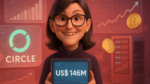 Cathie Wood aposta alto ARK investe US$ 146 milhões na Circle