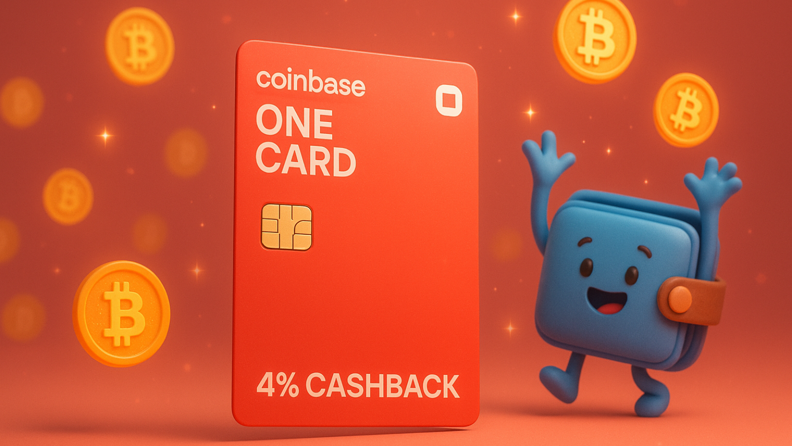 Coinbase lança One Card com 4% de cashback em Bitcoin