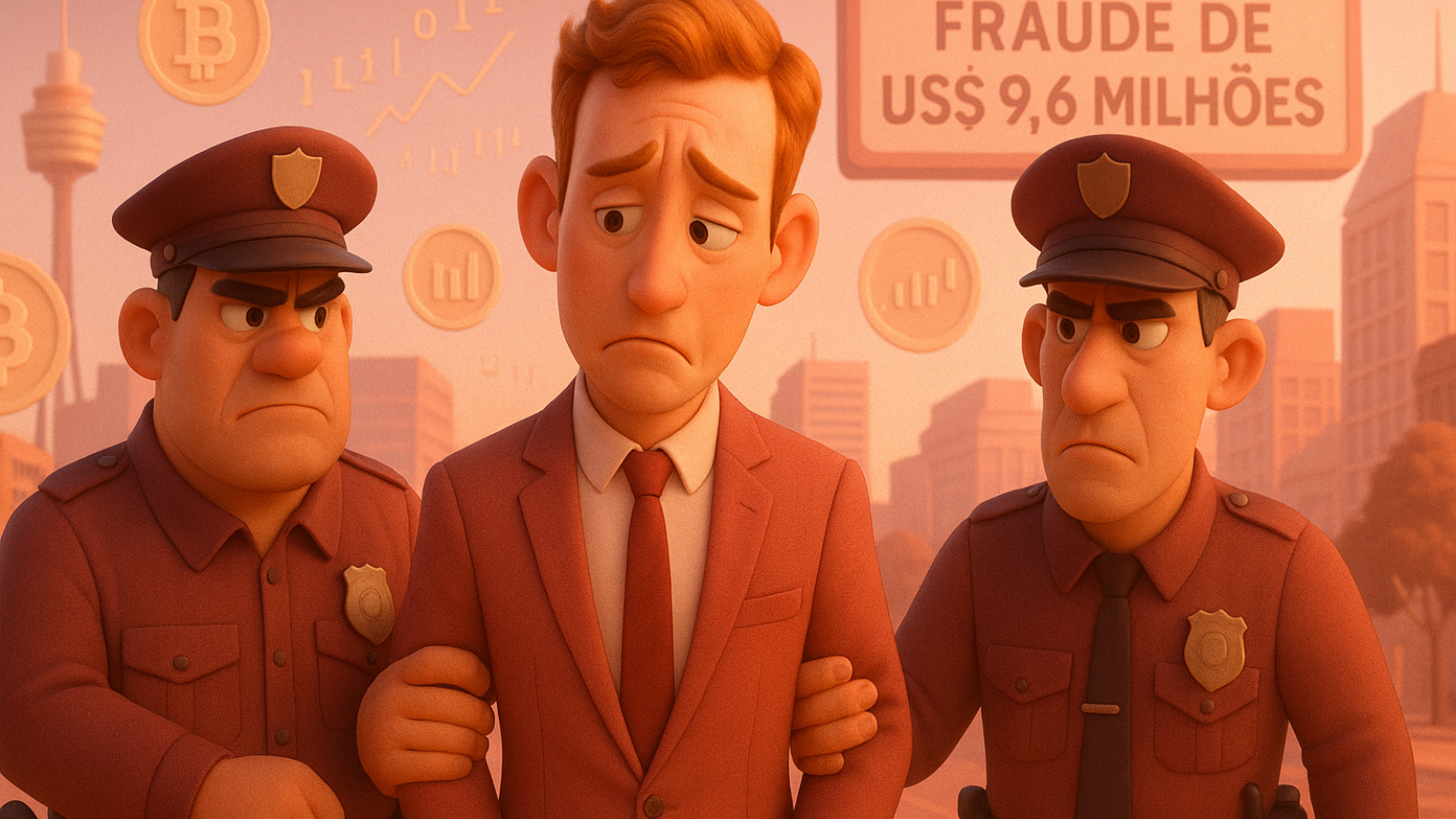 Consultor da Austrália é banido por golpe de US$ 9,6 milhões em criptomoedas