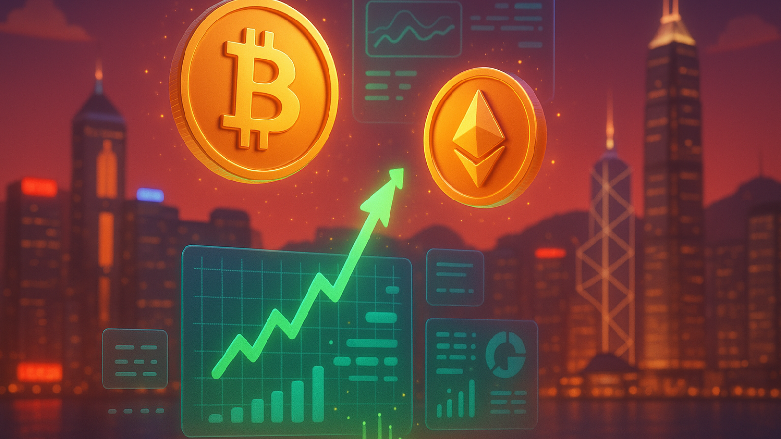 Criptomoedas em alta Ações da Hong Kong explodem 200%