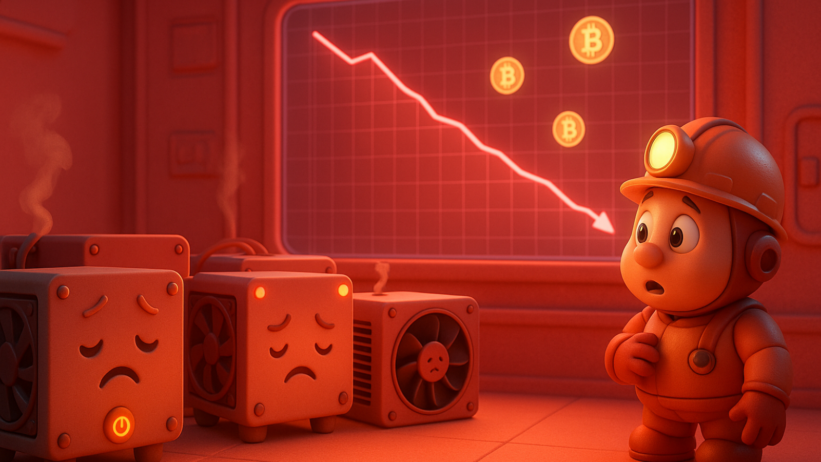 Dificuldade de mineração de Bitcoin cai após recorde histórico