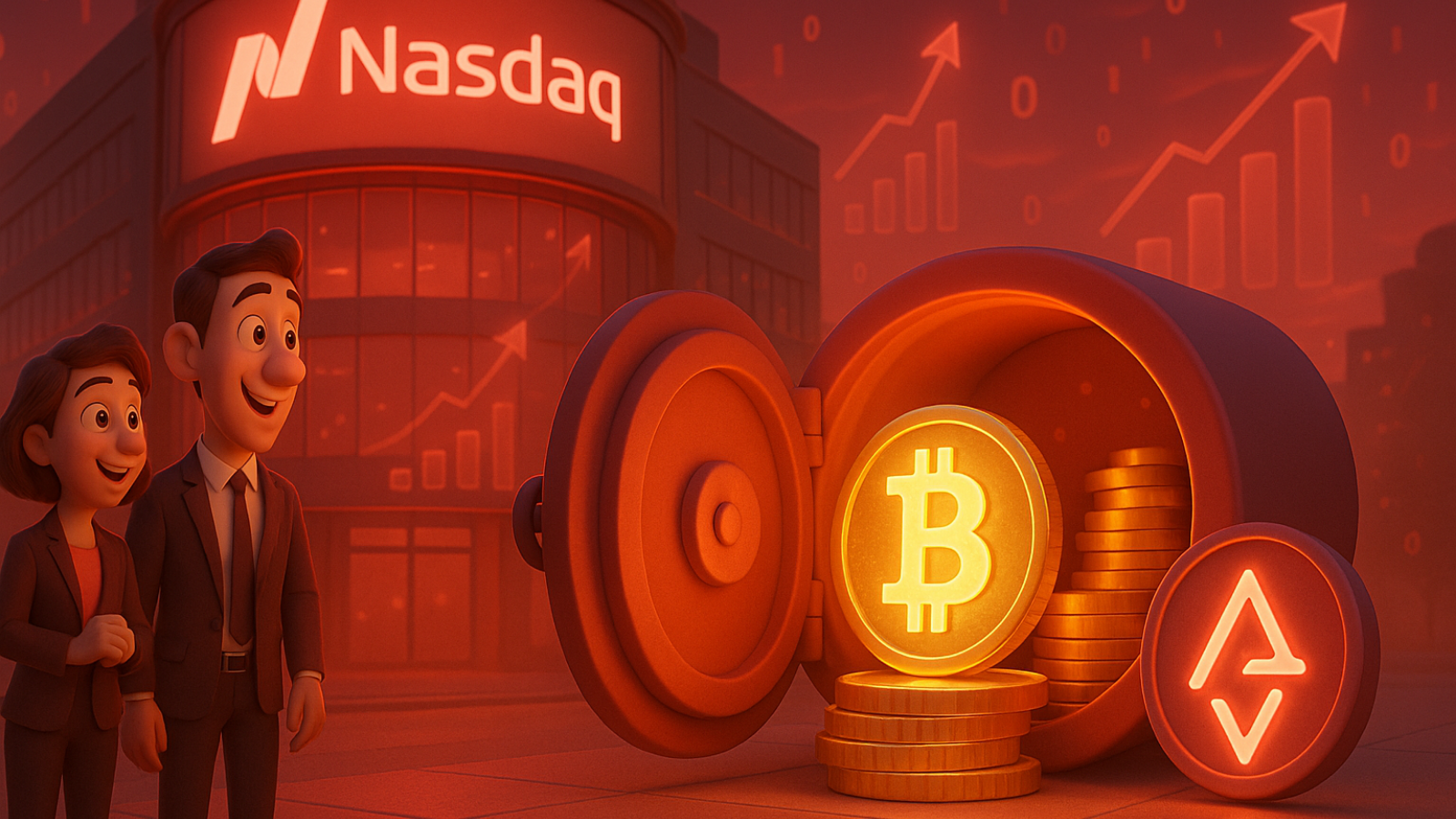 Empresa da Nasdaq aposta US$ 500 milhões em Bitcoin e revela altcoin promissora